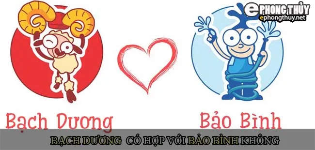 Cung Bạch Dương có hợp với cung Bảo Bình không