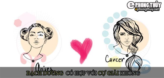 Cung Bạch Dương có hợp với cung Cự Giải không