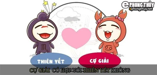 Cung Cự Giải có hợp với cung Thiên Yết không