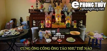 Cúng ông công ông táo như thế nào