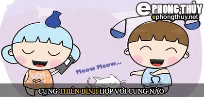 Cung thiên bình hợp với cung nào