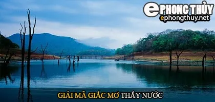 Giải mã giấc mơ thấy nước