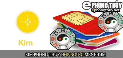 Xem sim phong thủy hợp mệnh Kim