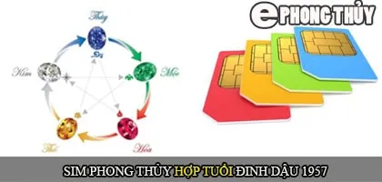 Xem sim số đẹp hợp tuổi 1957