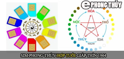 Xem sim số đẹp hợp tuổi 1964
