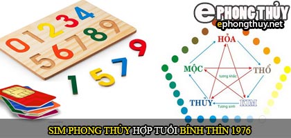 Xem sim số đẹp hợp tuổi 1976