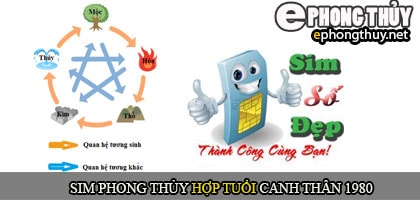 Xem sim số đẹp hợp tuổi 1980