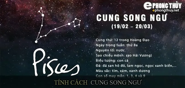 Tính cách cung Song Ngư