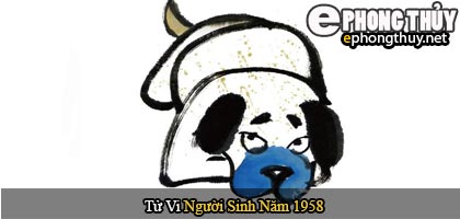 Tử vi người sinh năm 1958 Mậu Tuất