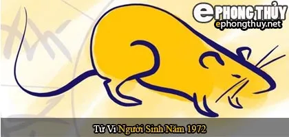 Tử vi người sinh năm 1972 Nhâm Tý
