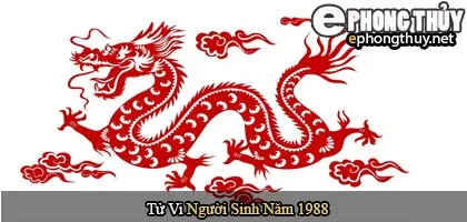 Tử vi người sinh năm 1988 Mậu Thìn
