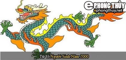 Tử vi người sinh năm 2000 Canh Thìn