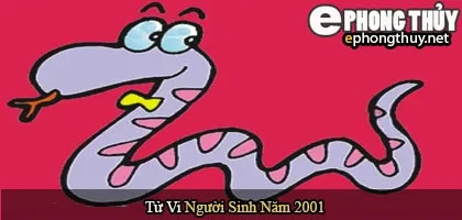 Tử vi người sinh năm 2001 Tân Tỵ