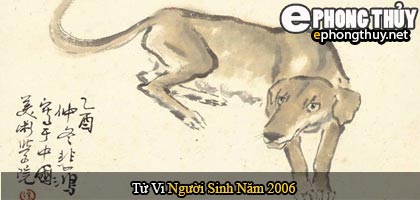 Tử vi người sinh năm 2006 Bính Tuất