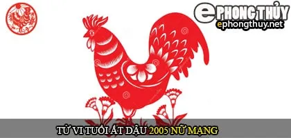 Tử vi tuổi Ất Dậu 2005 nữ mạng