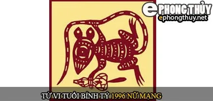 Tử vi tuổi Bính Tý 1996 nữ mạng