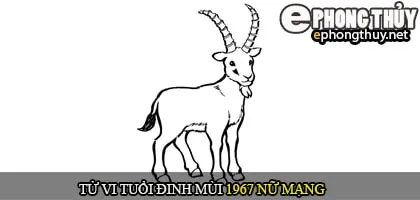 Tử vi tuổi Đinh Mùi 1967 nữ mạng