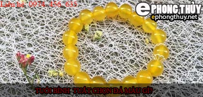 Tuổi bính tuất nên chọn đá màu nào?