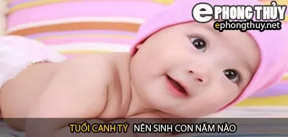 Xem năm sinh con hợp tuổi canh tý