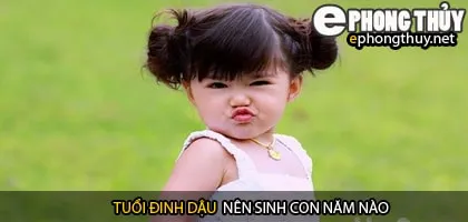 Xem năm sinh con hợp tuổi đinh dậu