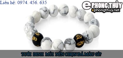Tuổi đinh mùi nên chọn đá màu nào?