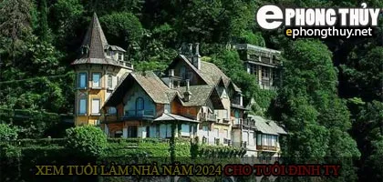 Xem tuổi xây nhà cho tuổi Đinh Tỵ năm 2024