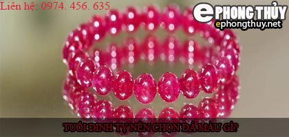 Tuổi đinh tỵ nên chọn đá màu nào?