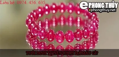 Tuổi đinh tỵ nên chọn đá màu nào?