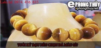 Tuổi kỷ dậu nên chọn đá màu nào?