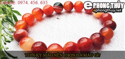 Tuổi kỷ mão nên chọn đá màu nào?