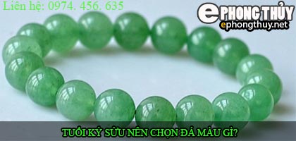 Tuổi kỷ sửu nên chọn đá màu nào?