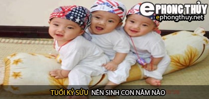 Xem năm sinh con hợp tuổi kỷ sửu
