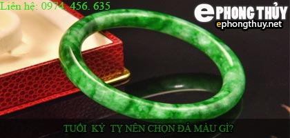 Tuổi kỷ tỵ nên chọn đá màu nào?