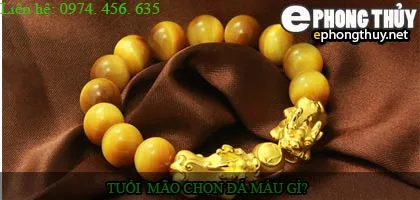 Tuổi Mão nên chọn đá màu nào?