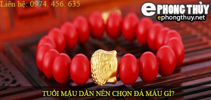 Tuổi mậu dần nên chọn đá màu nào?