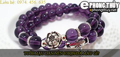 Tuổi mậu dần nên chọn đá màu nào?