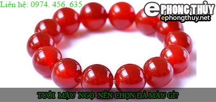 Tuổi mậu ngọ nên chọn đá màu nào?