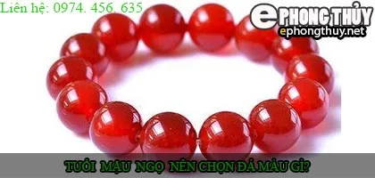 Tuổi mậu ngọ nên chọn đá màu nào?