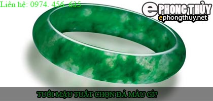 Tuổi mậu tuất nên chọn đá màu nào?