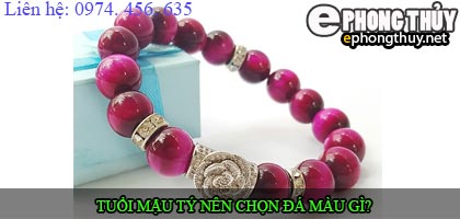 Tuổi mậu tý nên chọn đá màu nào?
