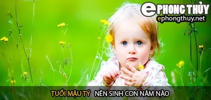Xem năm sinh con hợp tuổi mậu tý