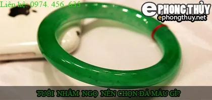 Tuổi nhâm ngọ nên chọn đá màu nào?