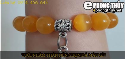 Tuổi nhâm thân nên chọn đá màu nào?