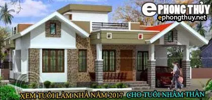 Tuổi nhâm thân xây nhà năm 2017