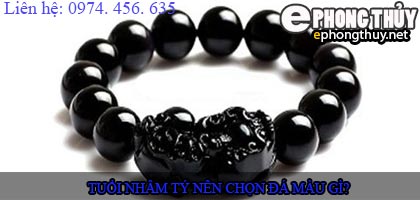 Tuổi nhâm tý nên chọn đá màu nào?