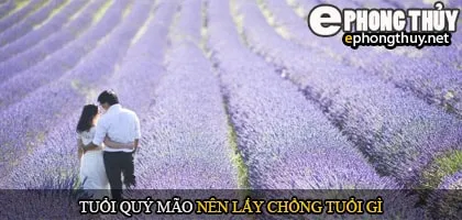 Tuổi quý mão nên lấy chồng tuổi gì