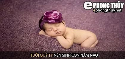 Xem năm sinh con hợp tuổi quý tỵ