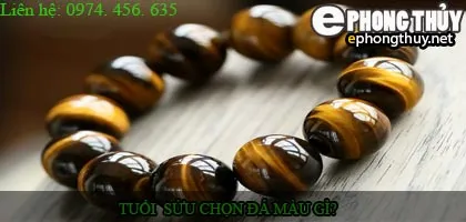 Tuổi Sửu nên chọn đá màu nào?