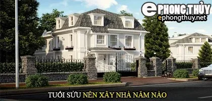 Tuổi Sửu nên xây nhà năm nào