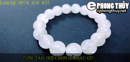 Tuổi tân hợi nên chọn đá màu nào?